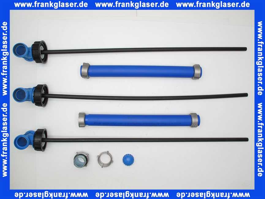 Schütz Set 3x Befüllleitung Niv-O-Quick für BT 1000-2000 Ersatz für NIV-O-MATIC 4005905