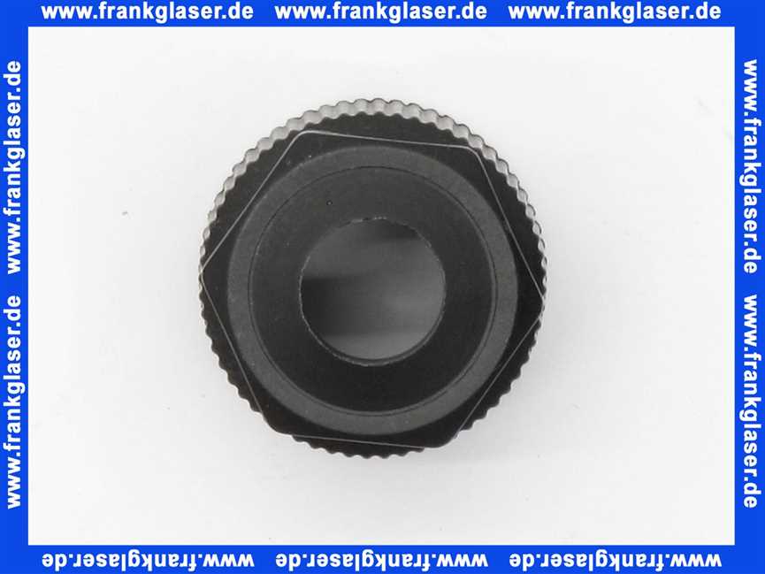 Schütz Überwurfmutter schwarz für Entnahmeleitung 111.252 445398