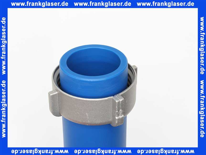 Schütz Befüllleitung blau / SMP/ mit Alu-Mutter/ DN 50/ 735mm lang/ 977578