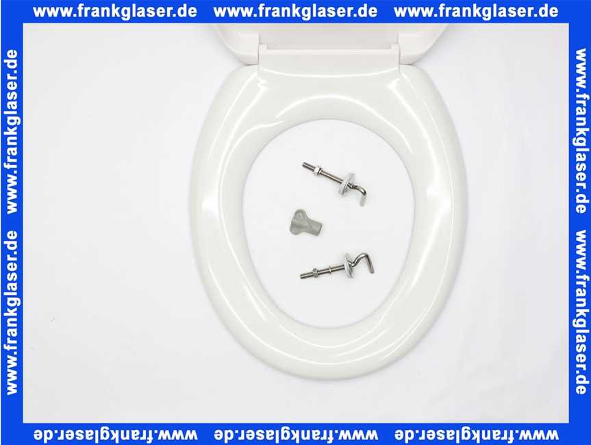 Schwab WC-Sitz Centaur, weiß Duroplast, 2,3 kg, Edelstahlscharniere 1409262201
