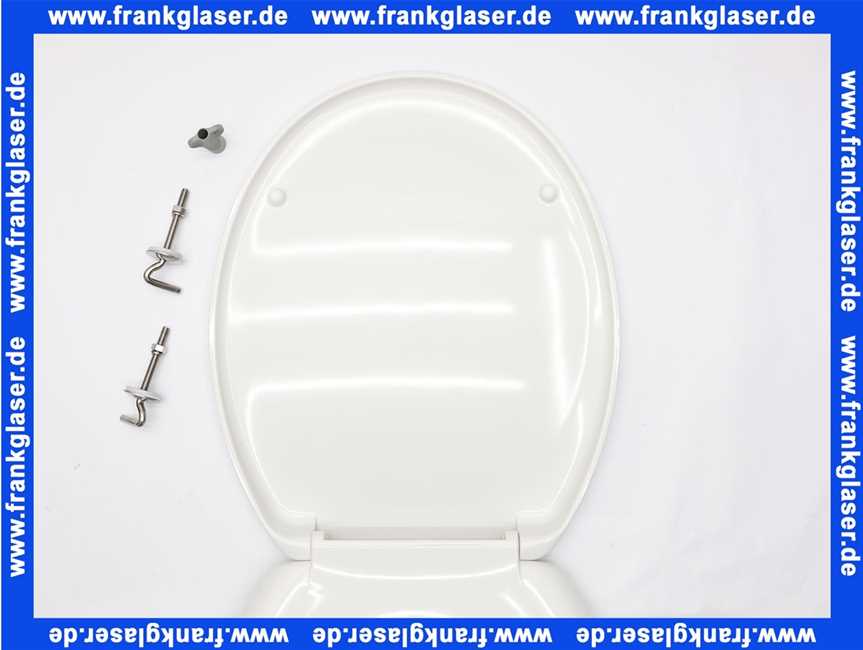 Schwab WC-Sitz Centaur, weiß Duroplast, 2,3 kg, Edelstahlscharniere 1409262201