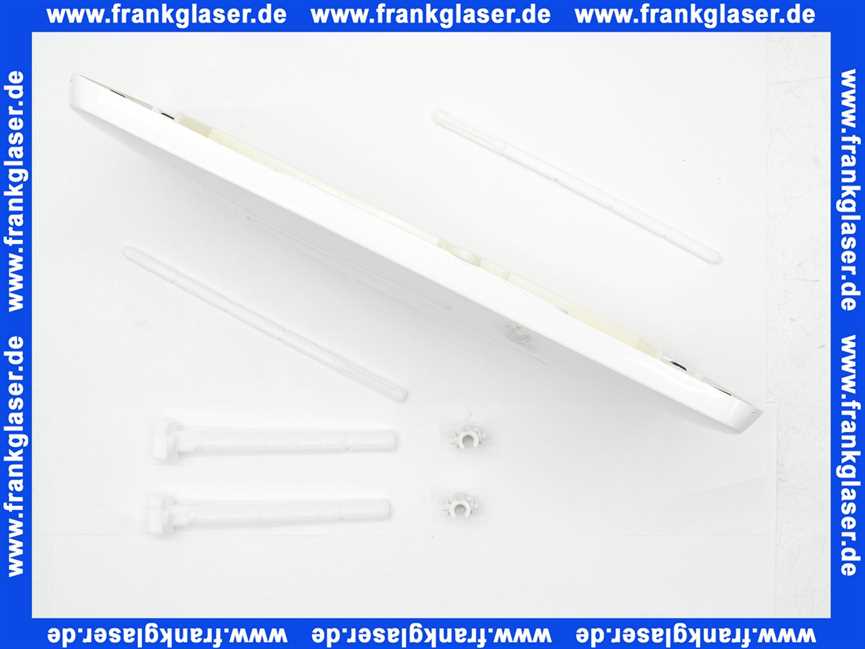 223792 Schwab komplette Betätigungsplatte GALA weiß, für Up-Spülkasten mit Start-Stopp Betätigung