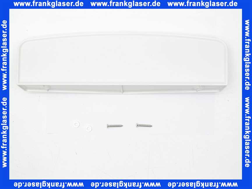 Schwab Kunststoff-Ablageplatte 500 mm weiß 360703