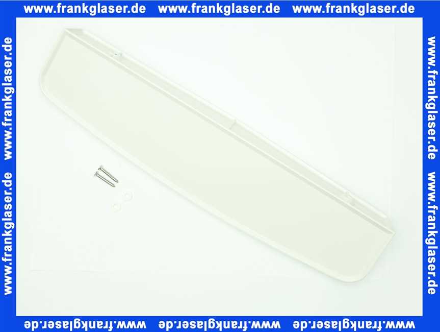 Schwab Kunststoff-Ablageplatte 600 mm weiß 360704