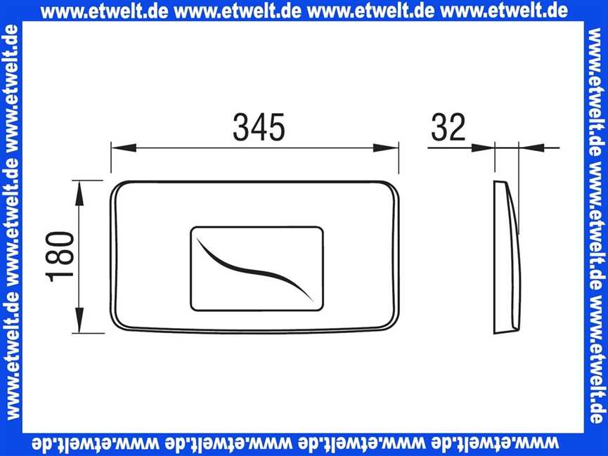 5305280 Schwab kpl. Betätigungs-Platte Gala Z9050, weiss 530-5280