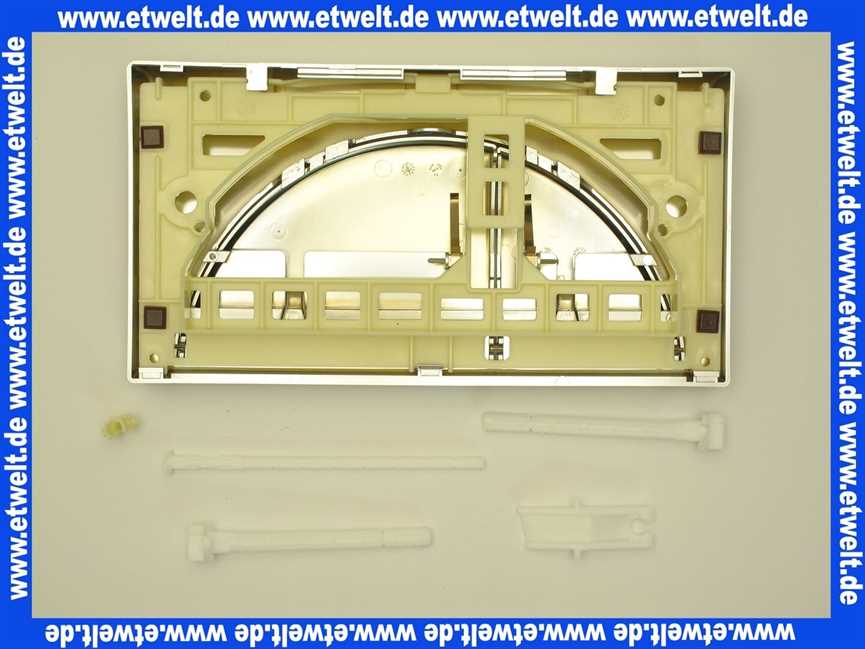 5408321 Schwab kpl. Betätigungs-Platte Viva Z9030, mattchrom-lackiert 540-8321