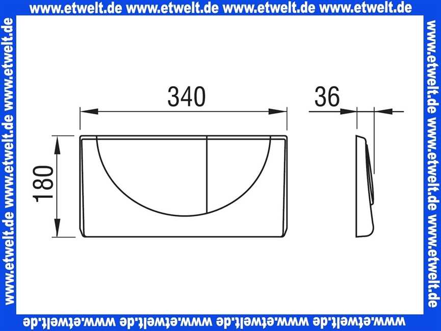 5408321 Schwab kpl. Betätigungs-Platte Viva Z9030, mattchrom-lackiert 540-8321