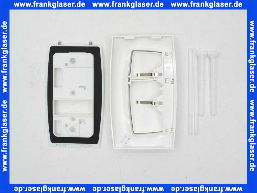 5640466 Schwab kpl. Betätigungs-Platte Onda Z9090, weiss 564-0466