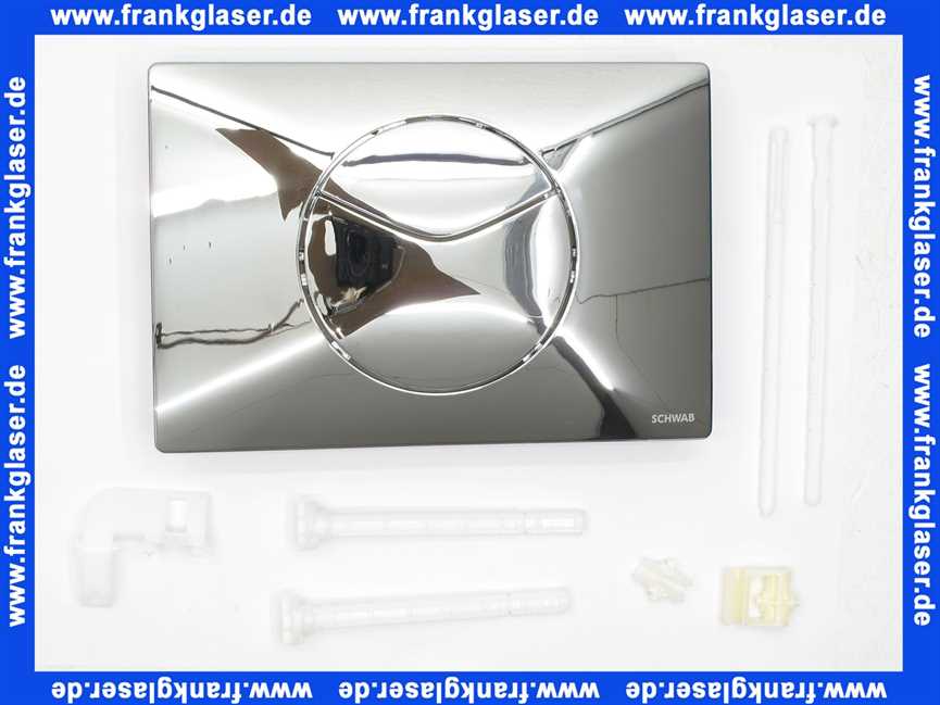 5846020 Schwab Btg. Platte Point Duo Z951056, glanzchrom 584-6020