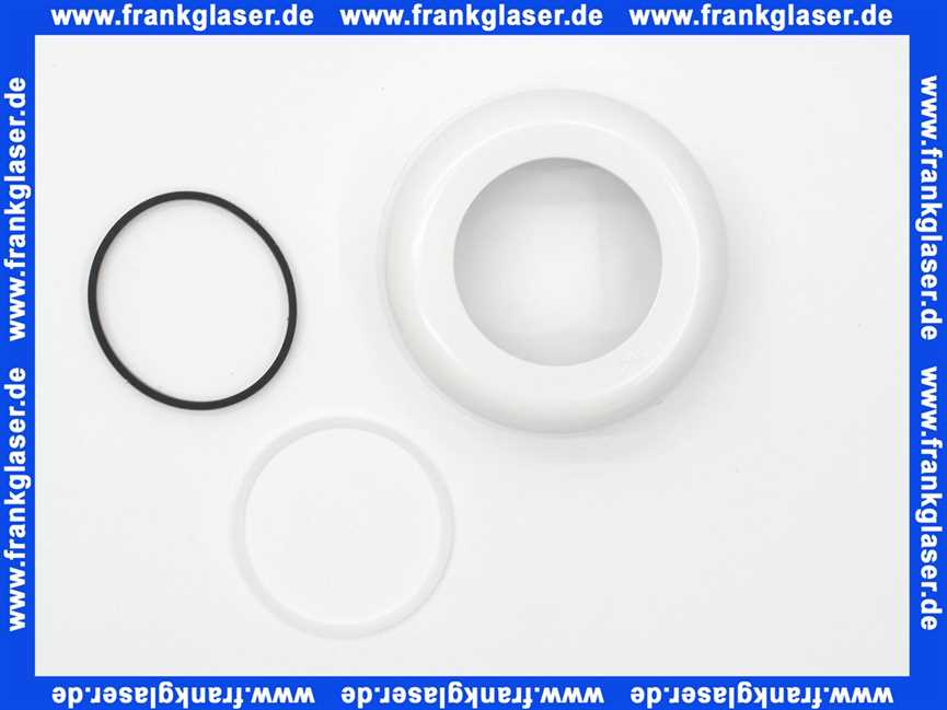 7101081 Schwab Überwurfmutter mit Schleifring und Dichtung Z3140 zu Aufputz Spülkasten weiss 710-1081