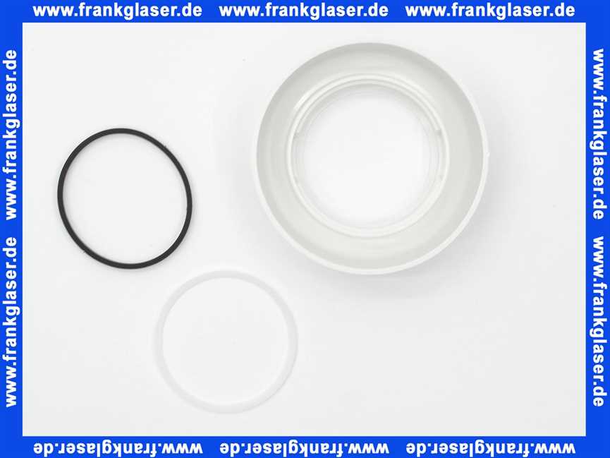 7101081 Schwab Überwurfmutter mit Schleifring und Dichtung Z3140 zu Aufputz Spülkasten weiss 710-1081