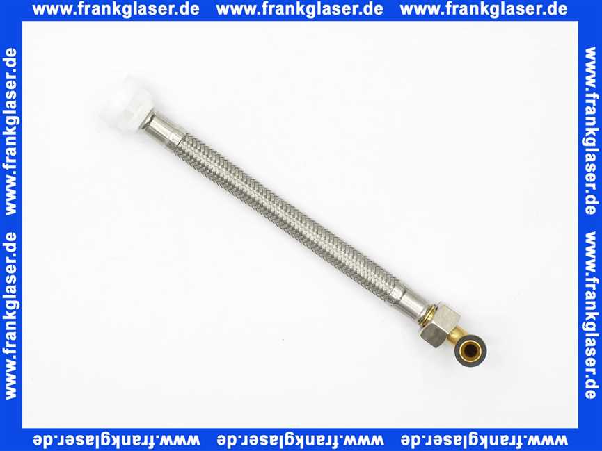 7112106 Schwab Anschlussschlauch 200 mm für 185/192/192.XXXX, KS-Nippel weiss 711-2106