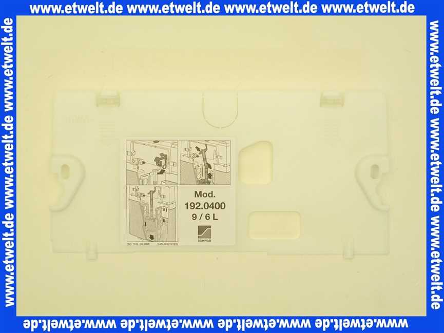 7141346 Schwab Abdeckplatte zu 1920400 Einb./Ausb. Innengarnitur 714-1346