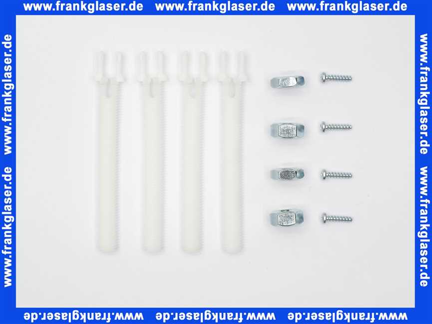 Schwab Satz Bedienungselemente mit Muttern für UP-SPK 2000 / 2002 8050800041