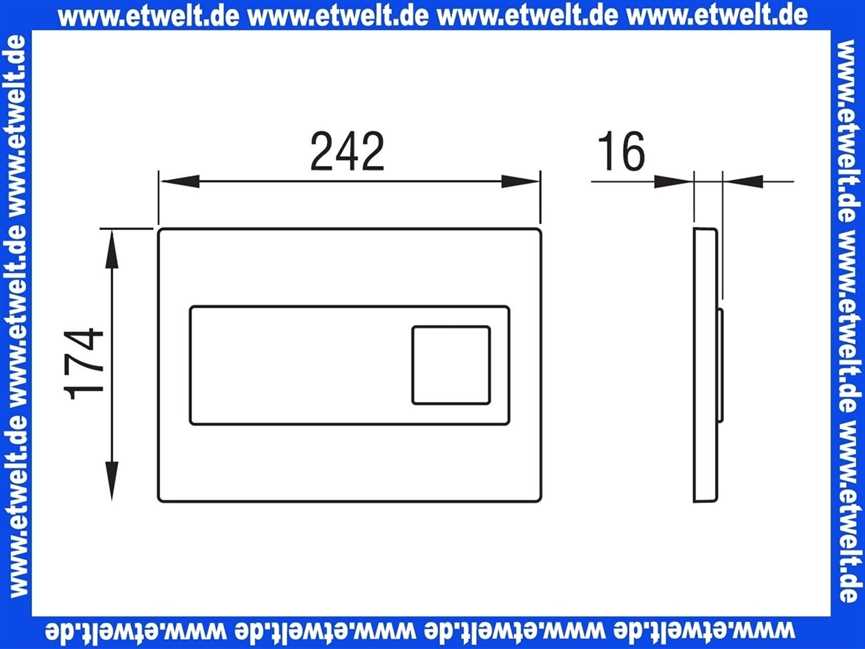 9228 Schwab komplette Betätigungsplatte CARO Glas - mintgrün, Zweimengenspülung