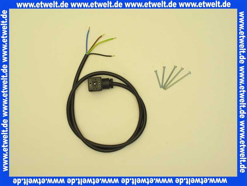 5181480 Sieger Anschlussleitung Magnetventil L:1000mm