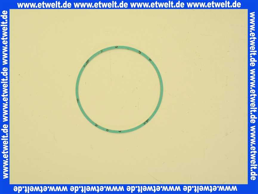 5238620 Sieger Dichtung 106x114x2 mm E-Heizeinsatz, für P...S-Solar