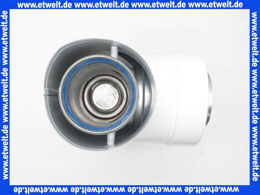 54003489 Sieger Revisions-T-Stück DN 80/125 konzentrisch