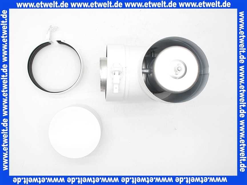 54003489 Sieger Revisions-T-Stück DN 80/125 konzentrisch