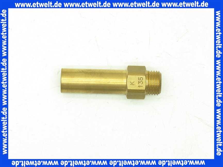 5484720 Sieger Hauptgasdüse K 1,35 Bohrung Sw16 für SG14A