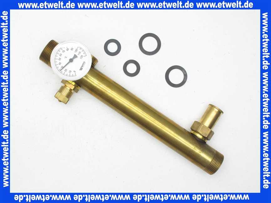 5584750 Sieger Anschlussrohr G1 1/4,Überström, Mischanschluss, für HSM 25