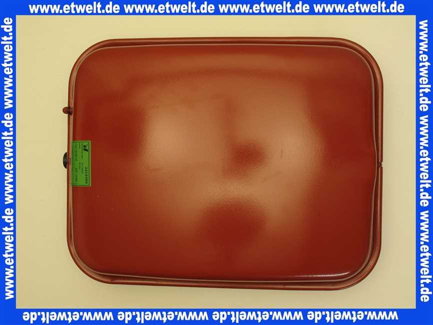 63010588 Sieger Druck-Ausdehnungsgefäß 15L G3/4 Vd 0,75 G124X, G144