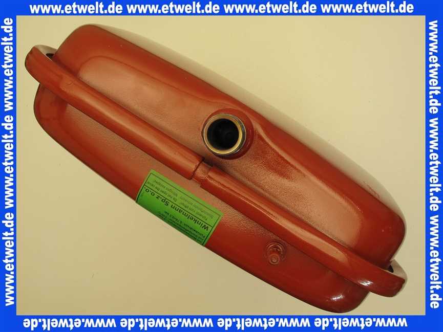 63010588 Sieger Druck-Ausdehnungsgefäß 15L G3/4 Vd 0,75 G124X, G144