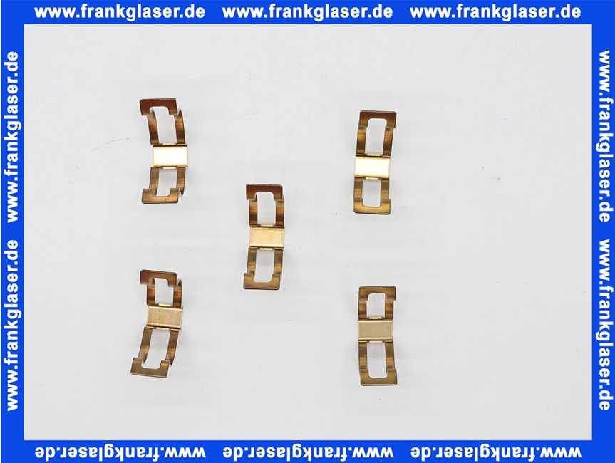 7098988 Sieger Klemmfeder 5St Set für U104 Linea-kombi23
