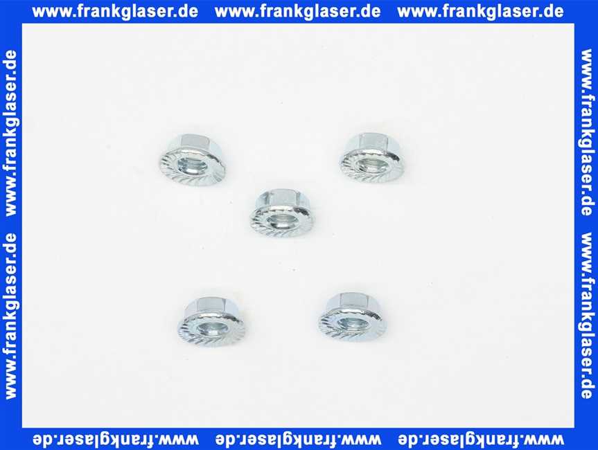 7099064 Sieger Mutter M5 verzahnt selbsthaltend (5 Stück)