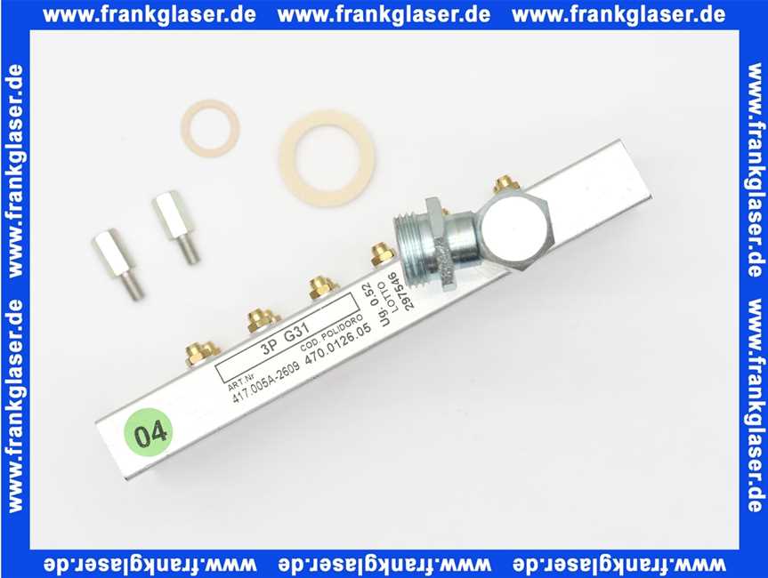 7100707 Sieger Düsenplatte Fg 3P,G31 D0,52 kpl