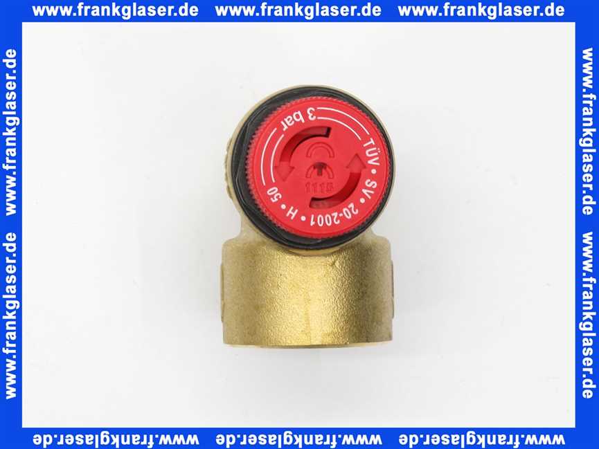 7100888 Sieger Sicherheitsventil 3bar steckbar Linea Single 11