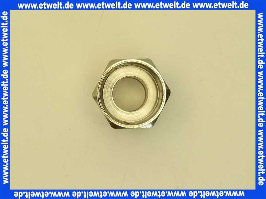 7101040 Sieger Verschraubung G3/4IgxD15 aufgebohrt