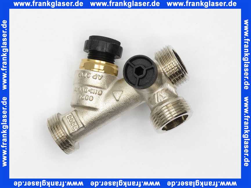 7101046 Sieger Absperrventil mit Rückflussverhinderer