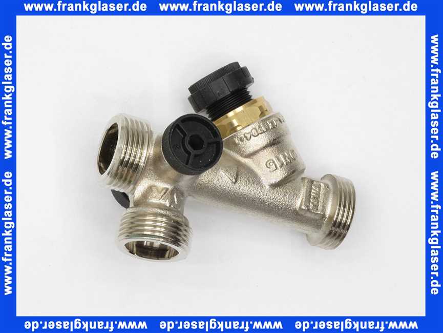 7101046 Sieger Absperrventil mit Rückflussverhinderer