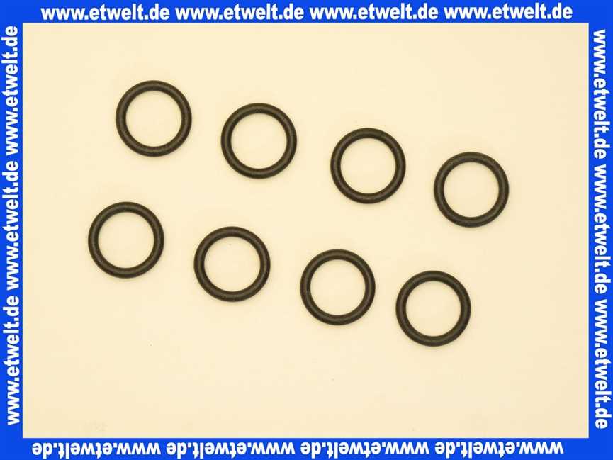 7101234 Sieger O-Ring für Plattenwärmetauscher (8x)