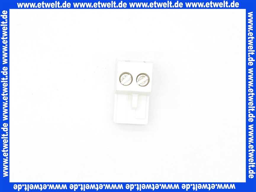 7747023129 Sieger Anschlussklemme steckbar 2-pol weiß, EMS für KBR...-3 A.., BK 13, BK 15
