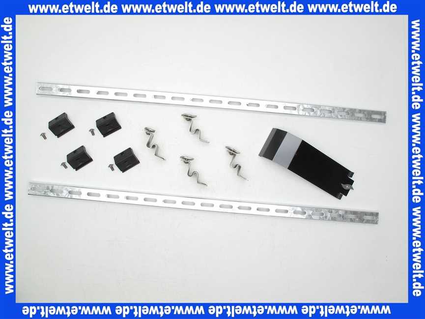 83001198 Sieger Überdachmontagesatz Grund senkr