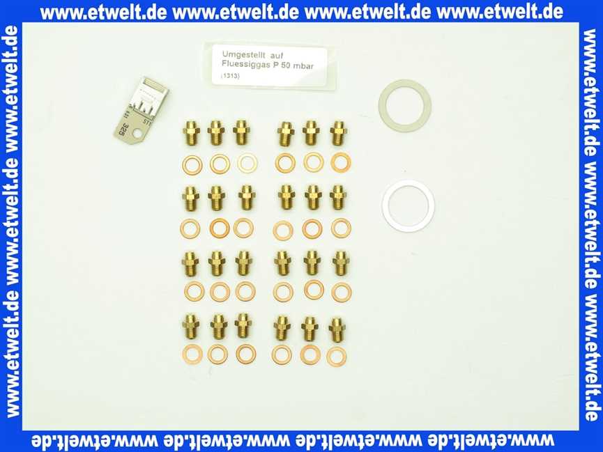 87160129350 Sieger Gasart-Umbausatz (E-P&LL-P)