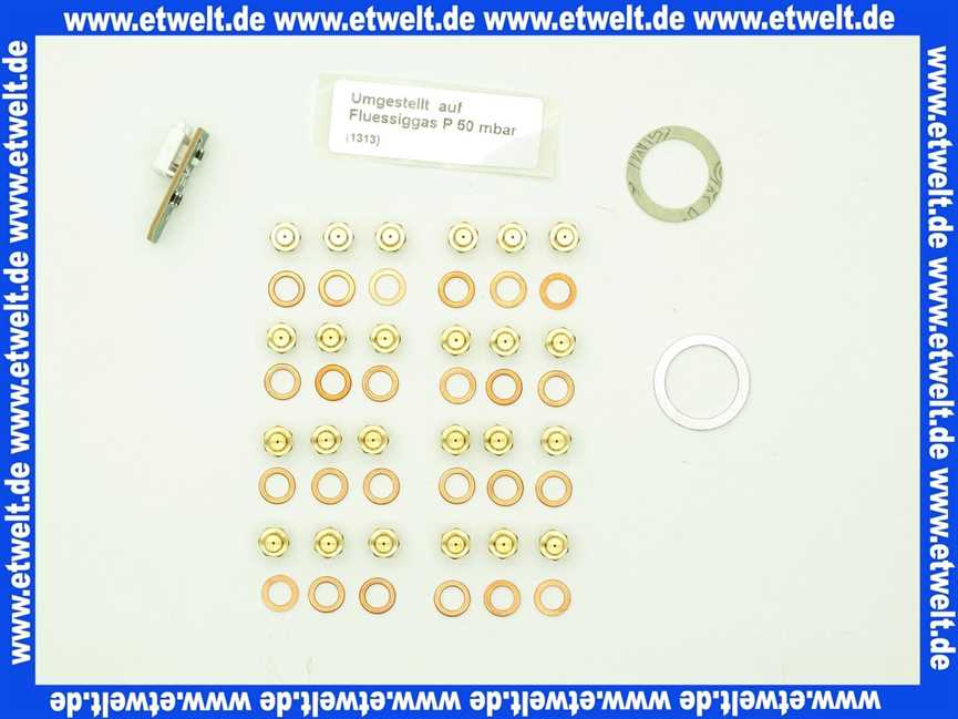 87160129350 Sieger Gasart-Umbausatz (E-P&LL-P)