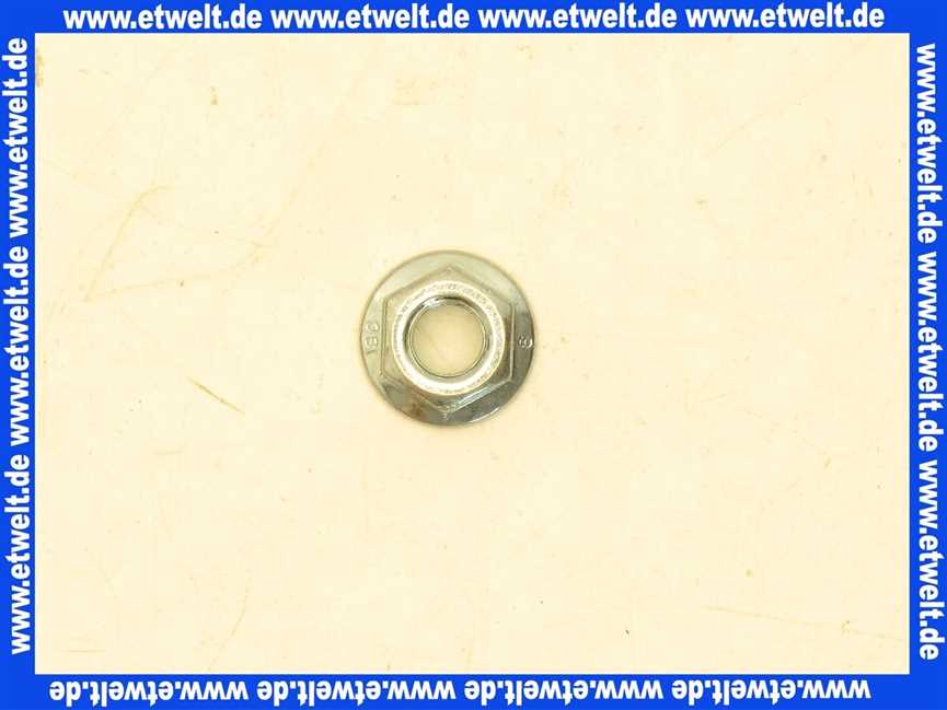 87185712670 Sieger 6kt-Mutter DIN6923 M8 A3K(10x) für KBR 120...280-3 A, MKB 240...560-3 A