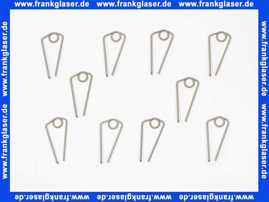 Sieger 87186846990 Haltefeder 18 mm (10x)