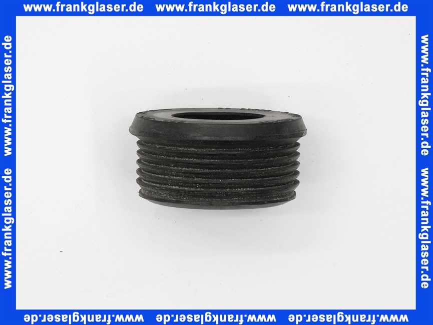 Stedo® Euro WC-Spülrohrverbinder für WC D=55mm für Spülkastenrohr 38-45mm schwarz