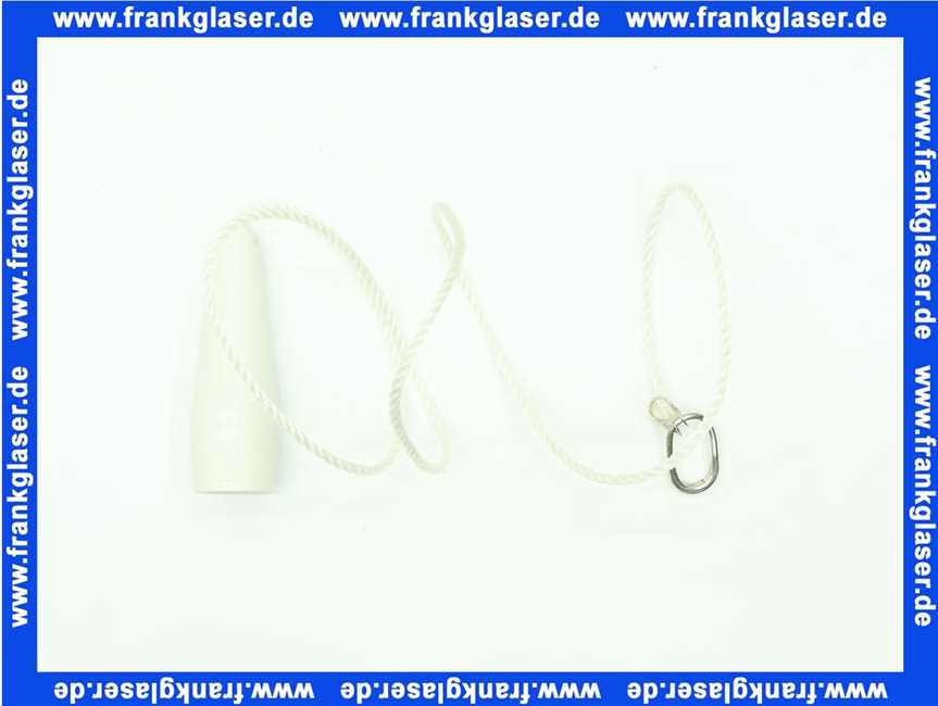 PVC- Klosettzieher Zugschnur mit Griff für hochhängenden Spülkasten