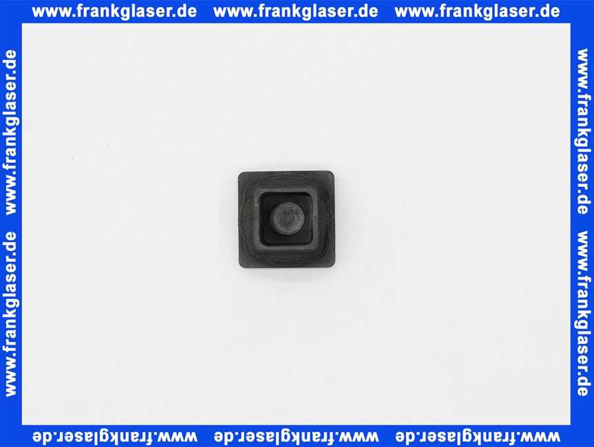 Stopfen vierkant PE schwarz 20x20mm