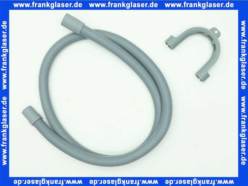 Abwasserschlauch Sprialablaufschlauch Verlängerung Ablaufschlauch 1500 mm für Waschmaschine und Spülmaschine