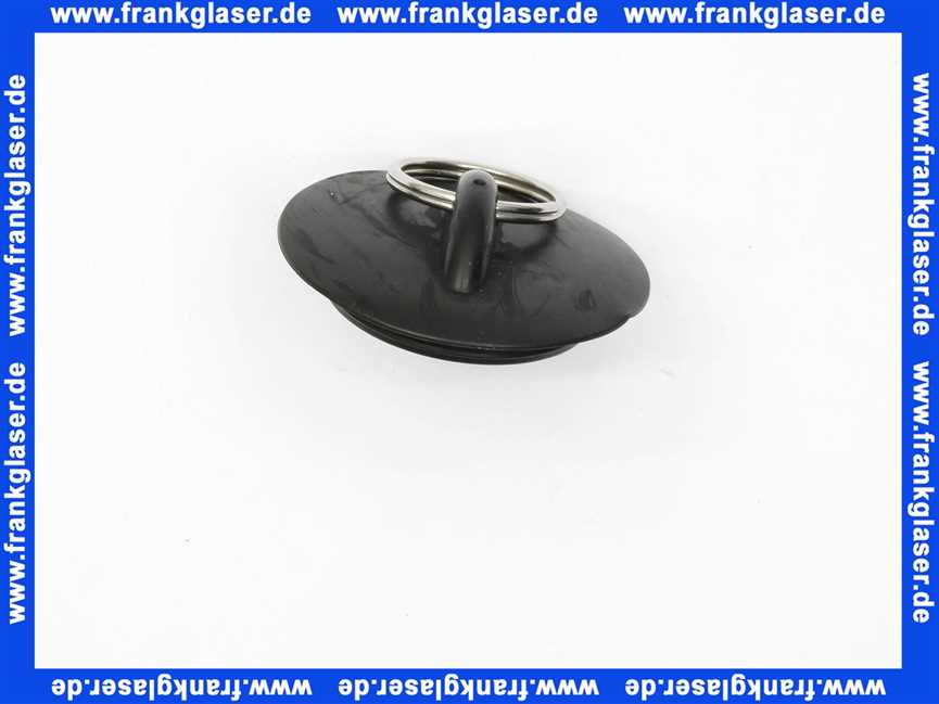 Ablaufstopfen Ventilstopfen für Spülbecken Spülenstopfen 45,5mm