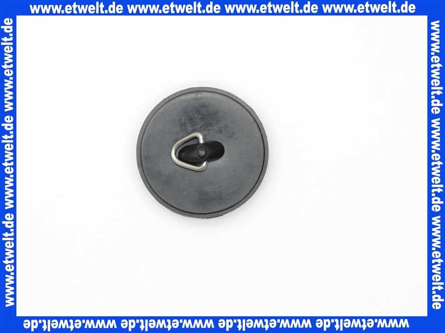 Ablaufstopfen Stopfen Abfluss PVC Ventilstopfen 45,5
