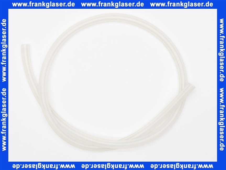 Siliconschlauch ohne Einlage 1 Meter lang 8x2 mm transparent ca. 60 Grad Shore Innendurchmesser 8 mm Wandstärke 2 mm
