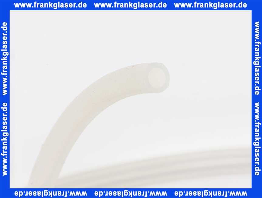 Siliconschlauch ohne Einlage 1 Meter lang 8x2 mm transparent ca. 60 Grad Shore Innendurchmesser 8 mm Wandstärke 2 mm