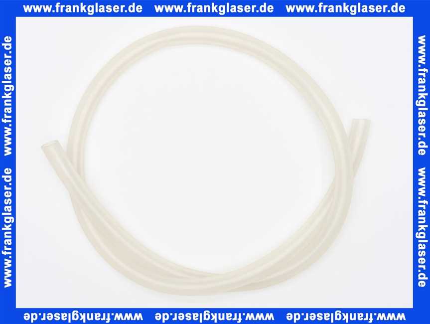 Siliconschlauch ohne Einlage 1 Meter lang 10x2 mm transparent ca. 60 Grad Shore Innendurchmesser 10 mm Wandstärke 2 mm